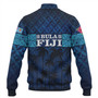 Fiji Baseball Jacket - Custom Bula Fiji Masi Palm Tree Design