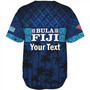 Fiji Baseball Shirt - Custom Bula Fiji Masi Palm Tree Design