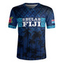 Fiji Rugby Jersey - Custom Bula Fiji Masi Palm Tree Design