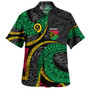 Vanuatu Hawaiian Shirt - Custom Proud Vanuatu Tribal Pattern Mix Flag