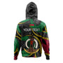 Vanuatu Hoodie - Custom Proud Vanuatu Tribal Pattern Mix Flag