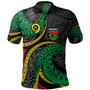 Vanuatu Polo Shirt - Custom Proud Vanuatu Tribal Pattern Mix Flag