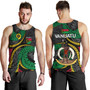 Vanuatu Tank Top - Custom Proud Vanuatu Tribal Pattern Mix Flag