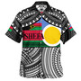 Vanuatu Hawaiian Shirt - Custom Shefa Tribal Pattern Mix Flag