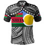 Vanuatu Polo Shirt - Custom Shefa Tribal Pattern Mix Flag