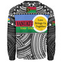 Vanuatu Sweatshirt - Custom Shefa Tribal Pattern Mix Flag