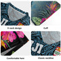 Fiji Rugby Jersey - Fiji Seal With Tapa Patterns Tropical Flowers Design