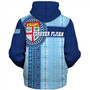 Fiji Sherpa Hoodie - Custom Forever Fiji Tapa Pattern Design