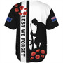 New Zealand Baseball Shirt Anzac Day Lest We Forget Simple Style