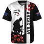 New Zealand Baseball Shirt Anzac Day Lest We Forget Simple Style