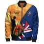 New Zealand Bomber Jacket Anzac Day Flag Lest We Forget