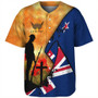 New Zealand Baseball Shirt Anzac Day Flag Lest We Forget