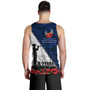 New Zealand Tank Top Anzac Day Poppy Flower And Barbed Wire
