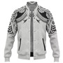 Fiji Baseball Jacket Fijian Masi Pacific Tribal Designs