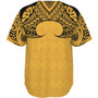 Fiji Baseball Shirt Fijian Masi Pacific Tribal Designs