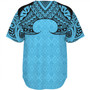 Fiji Baseball Shirt Fijian Masi Pacific Tribal Designs