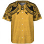 Fiji Baseball Shirt Fijian Masi Pacific Tribal Designs