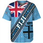 Fiji Baseball Shirt Flag And Coat Of Arms