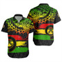 Vanuatu Short Sleeve Shirt Tribal Grunge Flag