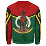 Vanuatu Sweatshirt Tribal Flag Sport Style