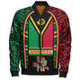 Vanuatu Bomber Jacket Happy Independence Day Vanuatu Design