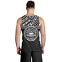 American Samoa Tank Top Custom Polynesian Black Version