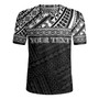 American Samoa Rugby Jersey Custom Polynesian Black Version