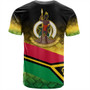 Vanuatu T-Shirt Flag Lauhala Style
