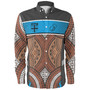 Fiji Long Sleeve Shirt Custom Bula Fiji Rugby Tapa Design