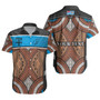 Fiji Short Sleeve Shirt Custom Bula Fiji Rugby Tapa Design