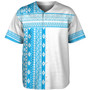 Fiji Baseball Shirt Fijian Makare And Tapa Design