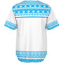 Fiji Baseball Shirt Fijian Makare And Tapa Design