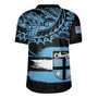 Fiji Rugby Jersey Tribal Melanesia Grunge Flag