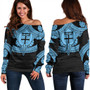 Fiji Off Shoulder Sweatshirt Masi Tattoo Special