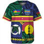 Vanuatu Baseball Shirt Custom Tafea Kanaky Day Tribal Patterns Special Design
