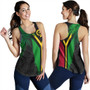 Vanuatu Women Tank Special Fabric Leaves