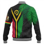 Vanuatu Baseball Jacket Special Fabric Leaves