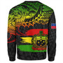 Samoa Sweatshirt Tribal Polynesian Grunge Reggae