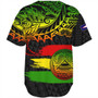 American Samoa Baseball Shirt Tribal Polynesian Grunge Reggae