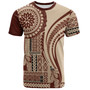 Samoa T-Shirt Samoan Siapo Brown Design