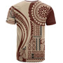 Samoa T-Shirt Samoan Siapo Brown Design