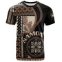 Samoa T-Shirt Custom Samoan Siapo Motif Classic Style