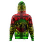 Hawaii Hoodie Custom Seahorse Polynesian Tattoo Reggae