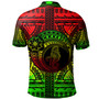 Hawaii Polo Shirt Custom Seahorse Polynesian Tattoo Reggae