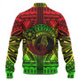 Hawaii Baseball Jacket Custom Seahorse Polynesian Tattoo Reggae