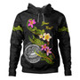 American Samoa Hoodie Custom Plumeria Tribal