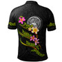 American Samoa Polo Shirt Custom Plumeria Tribal