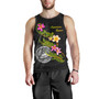 American Samoa Tank Top Custom Plumeria Tribal