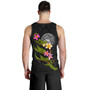 American Samoa Tank Top Custom Plumeria Tribal