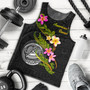 American Samoa Tank Top Custom Plumeria Tribal